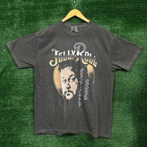 Jelly Roll Beautifully Broken Country T-Shirt Size Large